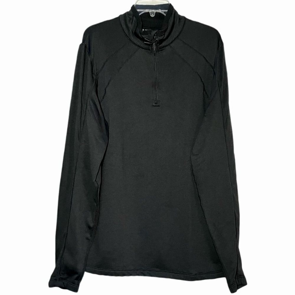 Magellan Outdoors Performance Pullover Workout Jacket in Dark Black Men’s XL
